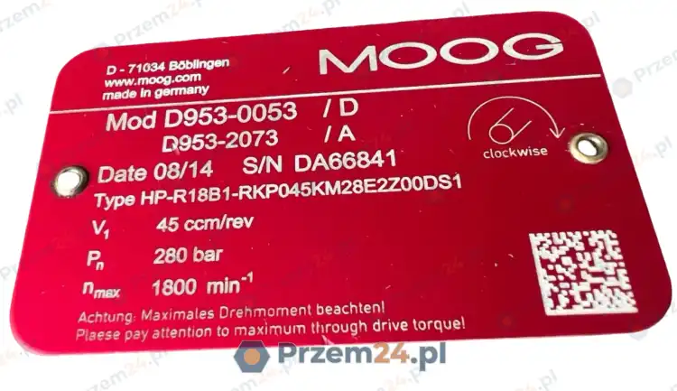 MOOG-D953-0053-D,-D953-2073-A,-HP-R18B1-RKP045KM28E2Z00DS1-Hydraulic-pump,-MOOG-D920-139-(MOOG-R08KB