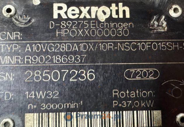 Rexroth-A10VG28DA1DX-10R-NSC10F015SH-S-R902186937-Hydraulic-pump