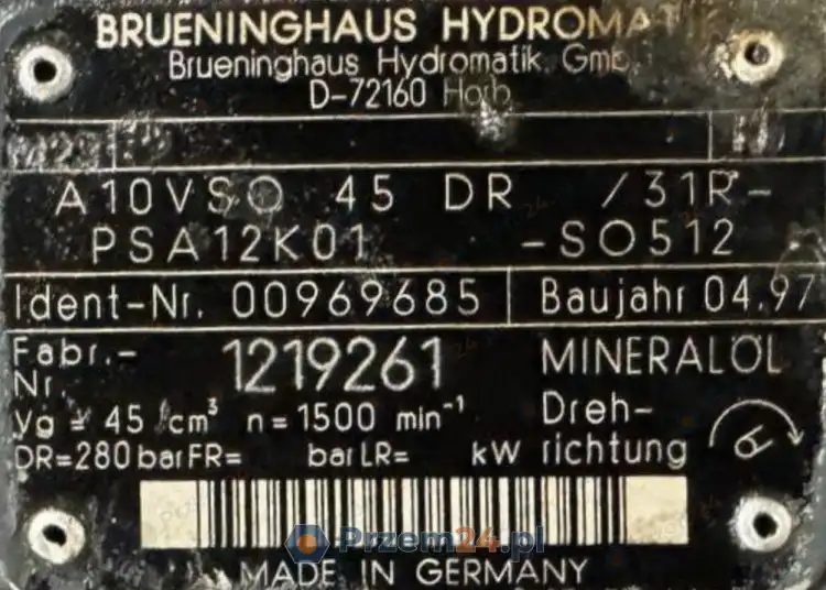 Brueninghaus-A10VSO-45-DR-31R-PSA12K01-SO512-(0096985)-Hydraulic-pump