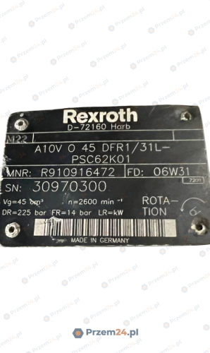 Rexroth-A10V-O-45-DFR1-31L-PSC62K01-(R910916472)-Hydraulic-pump