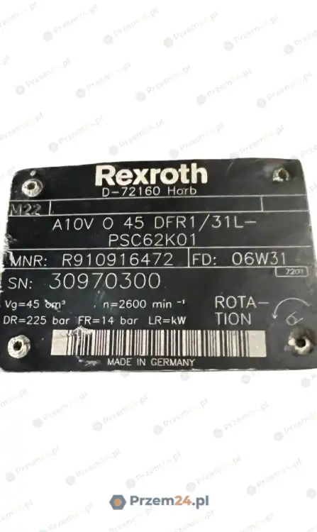 Rexroth-A10V-O-45-DFR1-31L-PSC62K01-(R910916472)-Hydraulic-pump