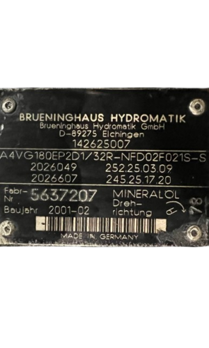 Brueninghaus-A4VG180EP2D1-32R-NFD02F021S-S-(2026049-2026607)-Hydraulic-pump