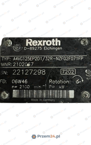 Rexroth-A4VG125EP2D1-32R-NZF02F071FP-(R902102067)-Hydraulic-pump