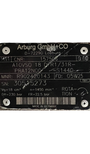 Arburg-A-A10VSO-18-DFR1-31R-PRA12N00-S1440-(R902420143)-Hydraulic-pump