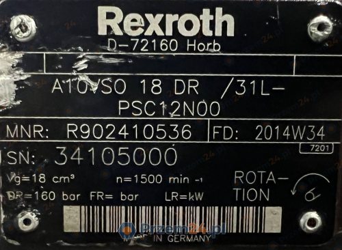 Rexroth-A10VSO-18-DR-31L-PSC12N00-(R902410536)-Hydraulic-Pump