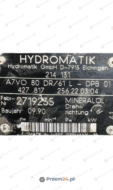 Rexroth-A7VO-80-DR-61L-DPB-01-(Hydromatik-256.22.03.04)-Hydraulic-pump