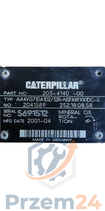 Caterpillar-203-4140-(Rexroth-R902041589)-Hydraulic-Pump-for-Caterpillar