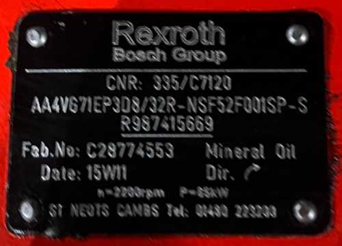 Rexroth-AA4VG71EP3D8-32R-NSF52F001SP-S-(JCB-335-C7120)-Hydraulic-Pump-JCB-527-58