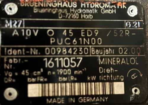 Brueninghaus-A10V-O-45-ED9-52R-PUC61N00-(00984230)-Hydraulic-pump