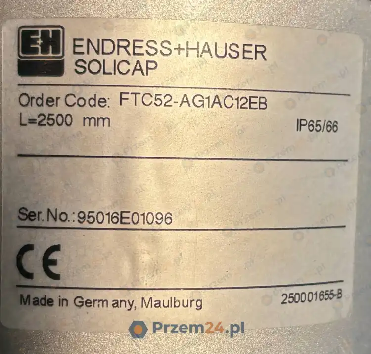 Endress+Hauser-Solicap-FTC52-AG1AC12EB-52010290-Capacitive-level-switch-3