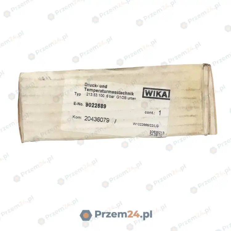Wika-213.53.100-21353100-9022589-Pressure-Gauge-6-bar-G1-2