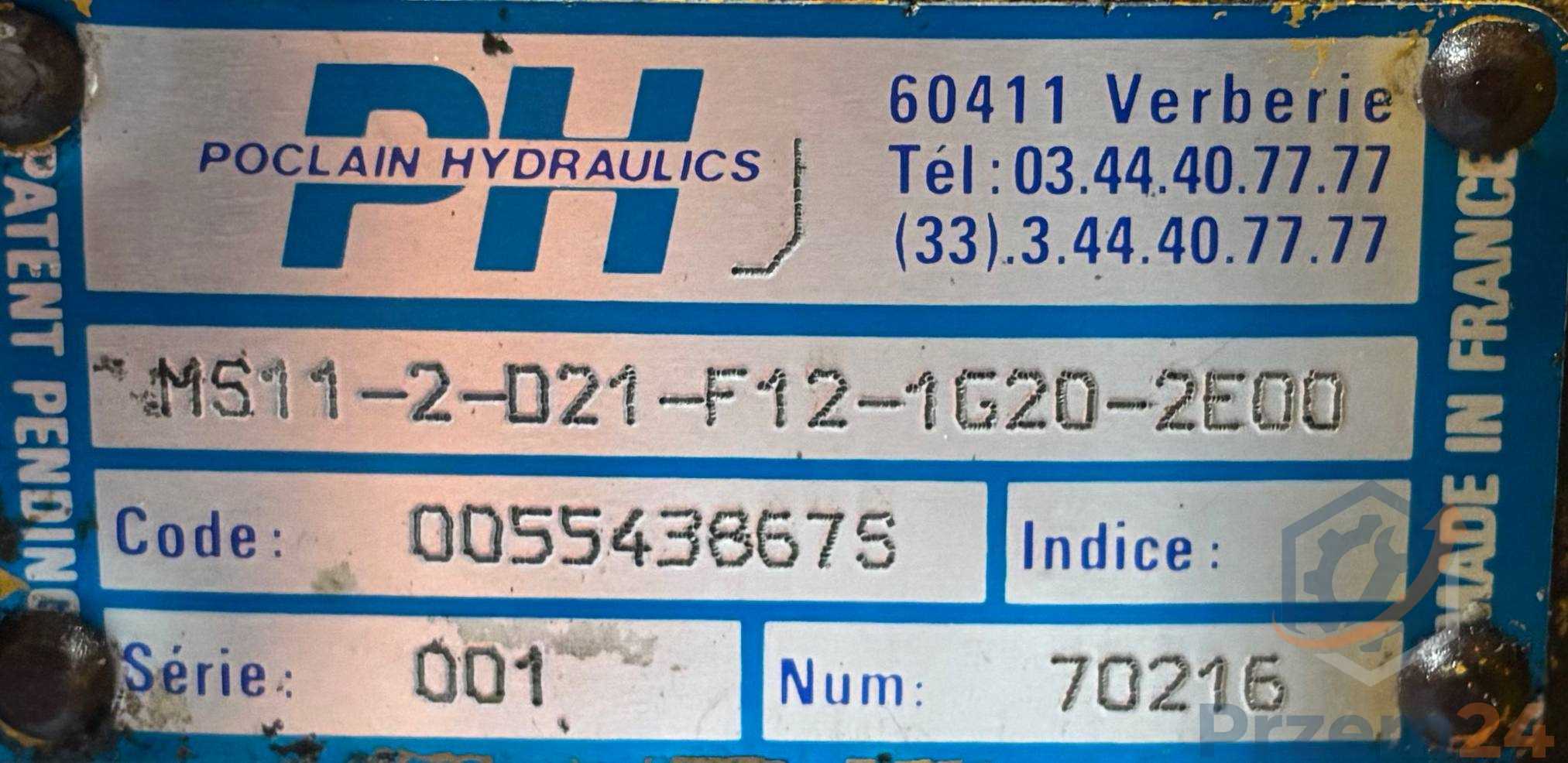 Poclain-Hydraulics-MS11-2-D21-F12-1G20-2E00-005543867S-Hydraulic-motor
