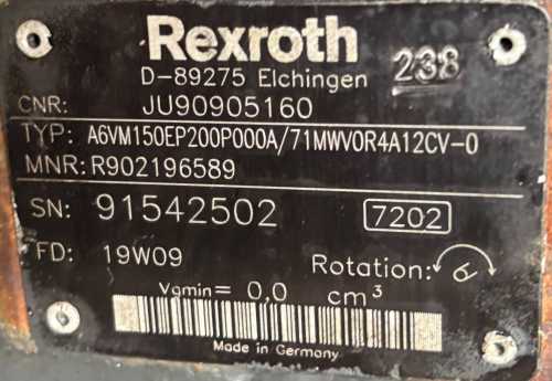 Rexroth-A6VM150EP200P000A-71MWV0R4A12CV-0-(Bulmor-JU90905160)-Hydraulic-motor