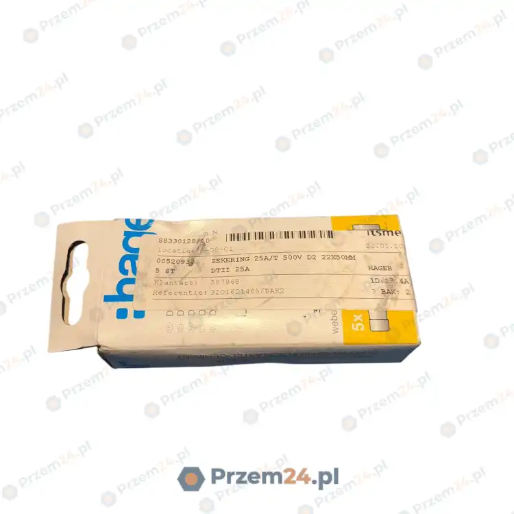 HAGER-DII-T-25A-500V-gG-Fuse-(5-pieces)-2