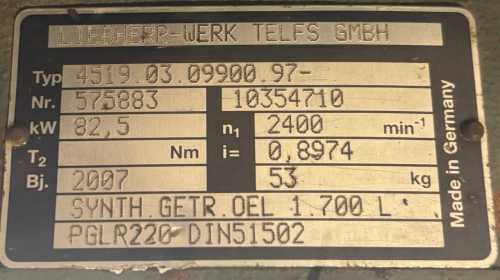 Liebherr-Werk-Telfs-4519.03.09900.97-575883-Hydrostatic-gearbox-82,5kW