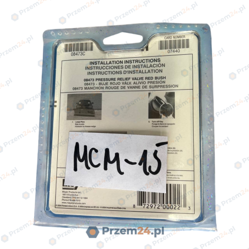 Meyer-08473-Pressure-Relief-Valve-Red-Bush-Genuine-Part-2