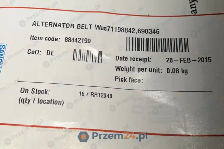 Sandvik-884-421-99-88442199-WAS71198842,690346-Alternator-belt-AXERA-D07-260-2