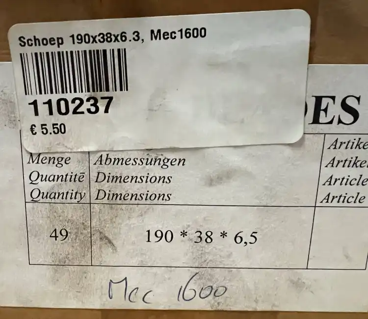 Battioni-Pagani-BME7SP-190x38x6.5-Vacuum-pump-blade-for-MEC-1600-2