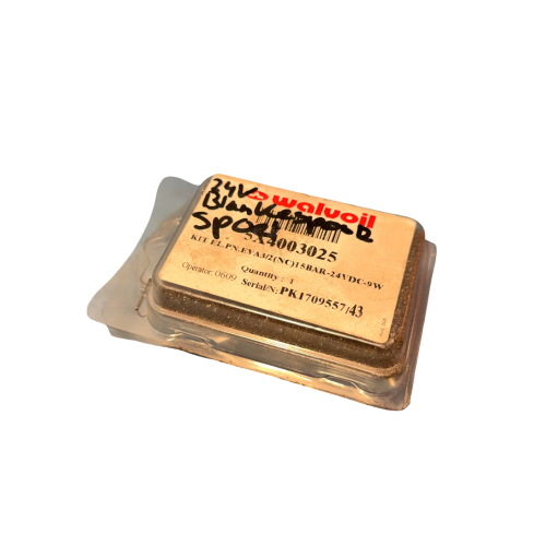 Walvoil-5X4003025-KIT-EL.PN.EVA3-2(NC)15bar24VDC9W-Coil-with-Solenoid-Valve
