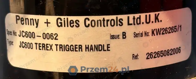 Penny+Giles-JC600-0062-Terex-42002-0405-Joystick-Terex-5