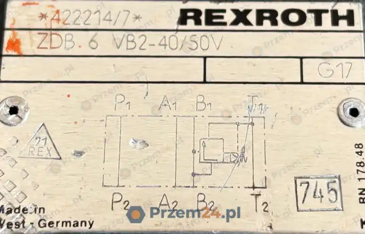 Rexroth-ZDB-6-VB2-40-50V-(Rexroth-422214-7)-Pressure-relief-valve-2