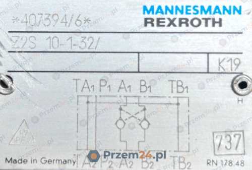 Mannesman-Rexroth-Z2S-10-1-32-407394-6-Hydraulic-Valve-2