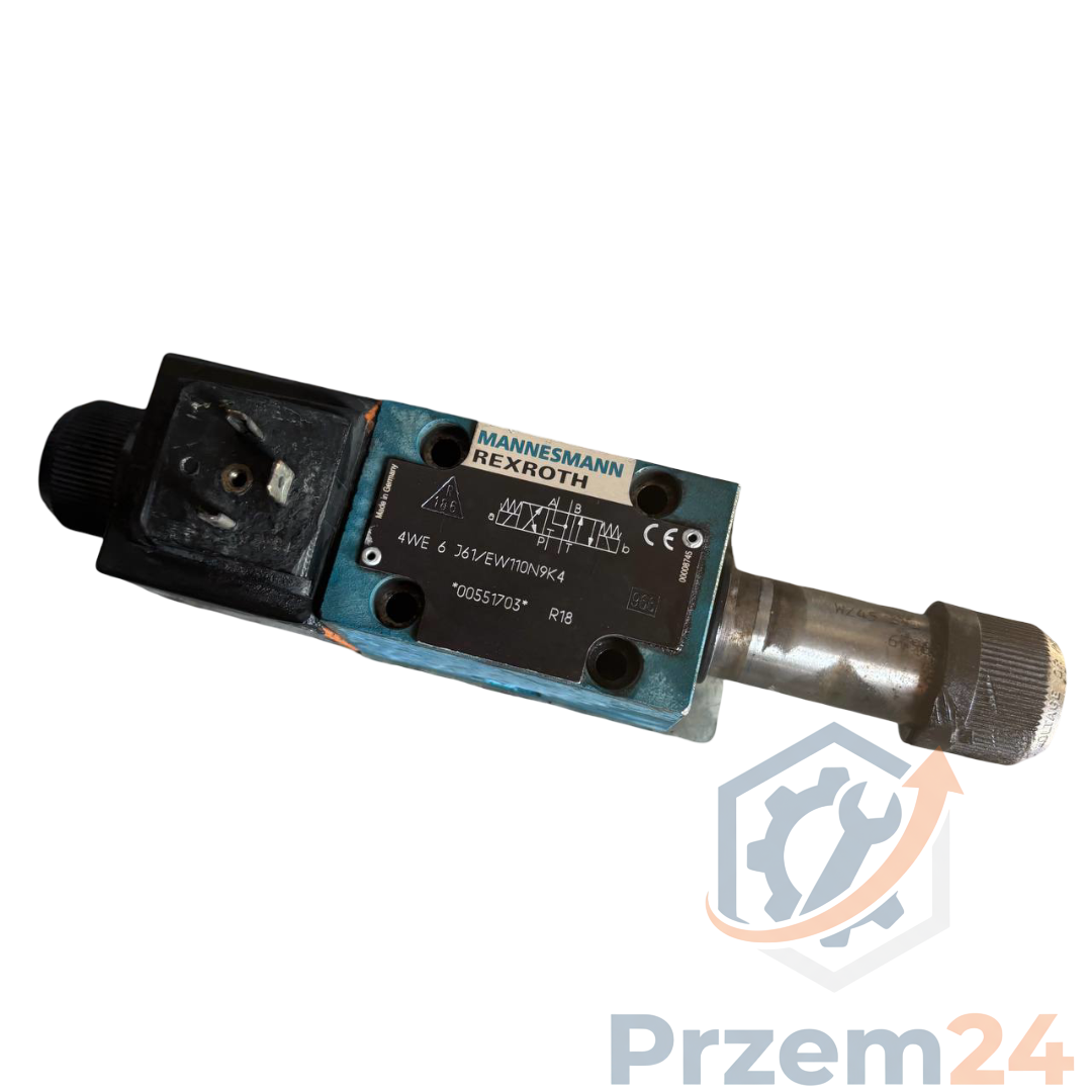 Mannesmann-Rexroth-4WE-6-J61-EW110N9K4-00551703-Hydraulic-Valve