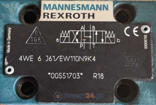 Mannesmann-Rexroth-4WE-6-J61-EW110N9K4-00551703-Hydraulic-Valve-2