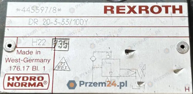 Rexroth-DR-20-3-33-100Y-DR20333100Y-(Rexroth-445597-8)-Pressure-Reducing-Valve-2