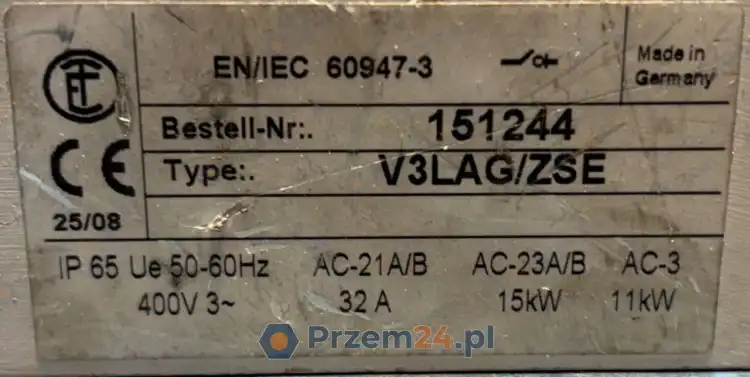 Elektra-Tailfingen-151244-V3LAG-ZSE-Main-Switch-Disconnector-32A-15kW-400V-5