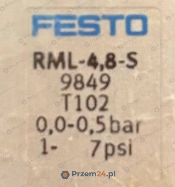 Festo-RML-4,8-S-9849-Pneumatic-Valve-Sensor-0,0-0,5-bar-1-7-psi-3