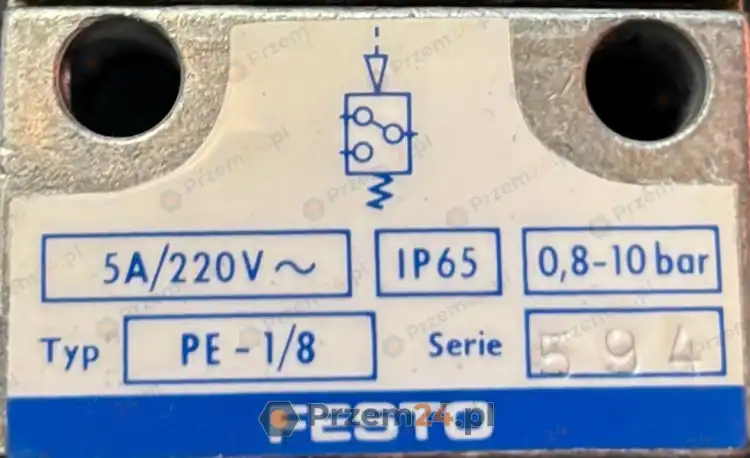 FESTO-PE-1-8-Electric-Limit-Pressure-Switch-5A-220V-0,8-10bar-IP65-2
