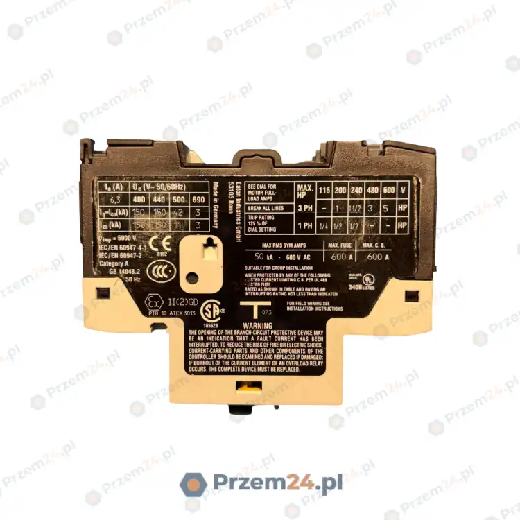 Eaton-PKZM0-6,3-072738-Motor-protection-circuit-breaker-2,2kW-4‑6,3A-4