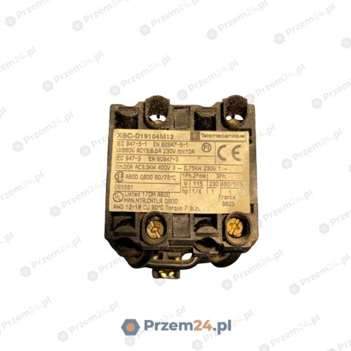 Telemecanique-XBC-D19104M12-065561-Selector-Switch-230V-6,5A-0,75kW-2