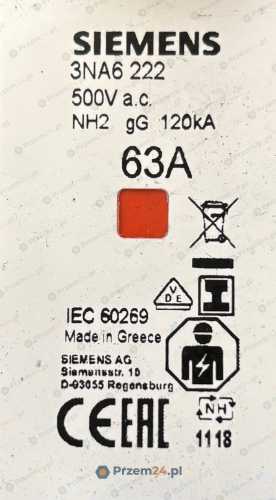 Siemens-3NA6-222-3NA6222-Fuse-link-2