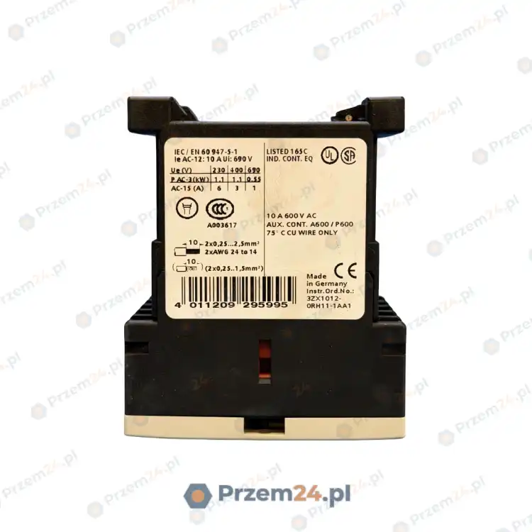 Siemens-3RH1122-2AF00-Auxiliary-Contactor-2NO+2NC-3
