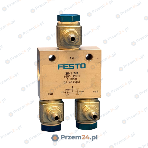 Festo-ZK-1-8-B-6680-Zawór-logiczny-1-10bar-14.5-145psi