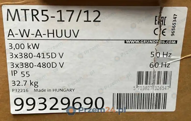 Grundfos-MTR5-17-12-A-W-A-HUUV-99329690-Vertical-Centrifugal-Pump-4