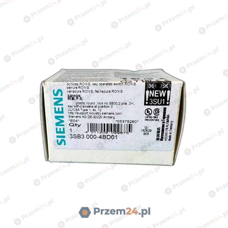 Siemens-3SB3000-4BD01-Rotary-Switch-with-Key-2