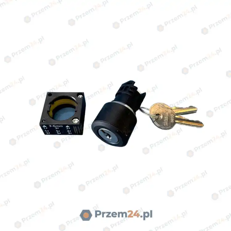 Siemens-3SB3000-4BD01-Rotary-Switch-with-Key-3