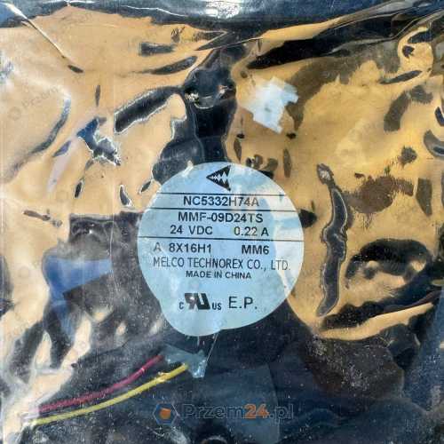Melco-Technorex-MMF-09D24TS-NC5332H74A-Cooling-Fan-24V-DC-0.22A-92x92x25mm-2