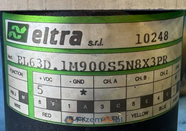 Eltra-EL63D.1M900S5N8X3PR-Incremental-Encoder-900-PPR-5VDC-4