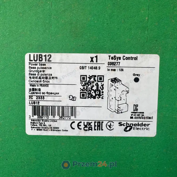 Schneider-Electric-LUB12-036277-Power-Base-TeSys-U-12A-690V-2