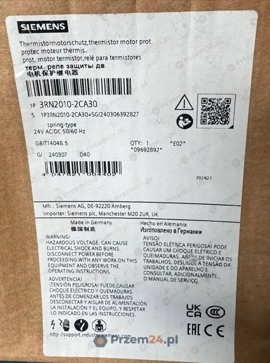 Siemens-SIRIUS-3RN2010-2CA30-Thermistor-Motor-Protection-Relay-24V-2