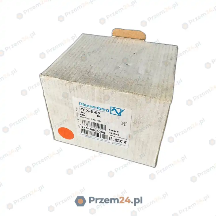 Pfannenberg-PY-X-S-05-21510805000-Xenon-Flashing-Beacon-24V-DC-Red