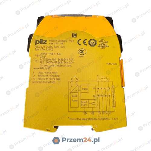 Pilz-751102-PNOZ-s2-C-Safety-relay-24VDC-3n-o-1n-c-2