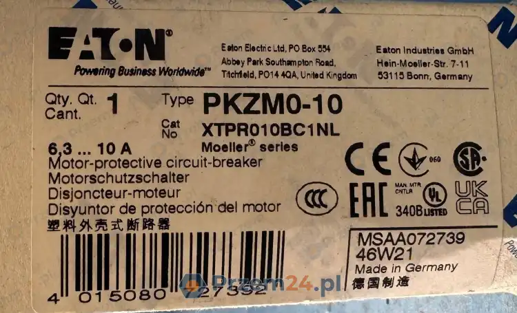 Eaton-PKZM0-10-XTPR010BC1NL-Motor-Circuit-Breaker-6.3-10A-2