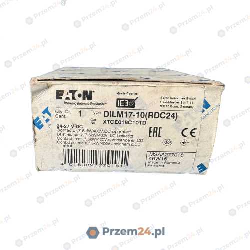Eaton-DILM17-10(RDC24)-277018-Contactor-7.5kW-400V-2