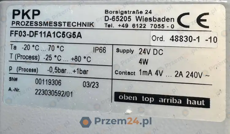 PKP-Prozessmesstechnik-FF03-DF11A1C5G5A-Flow-Switch-Sensor-24V-DC-4