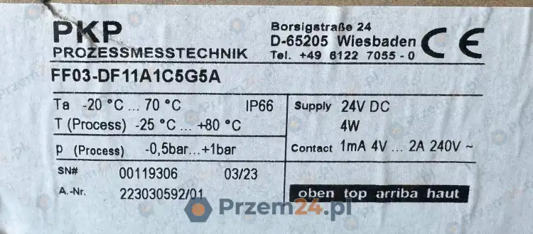 PKP-Prozessmesstechnik-FF03-DF11A1C5G5A-Flow-Switch-Sensor-24V-DC-5